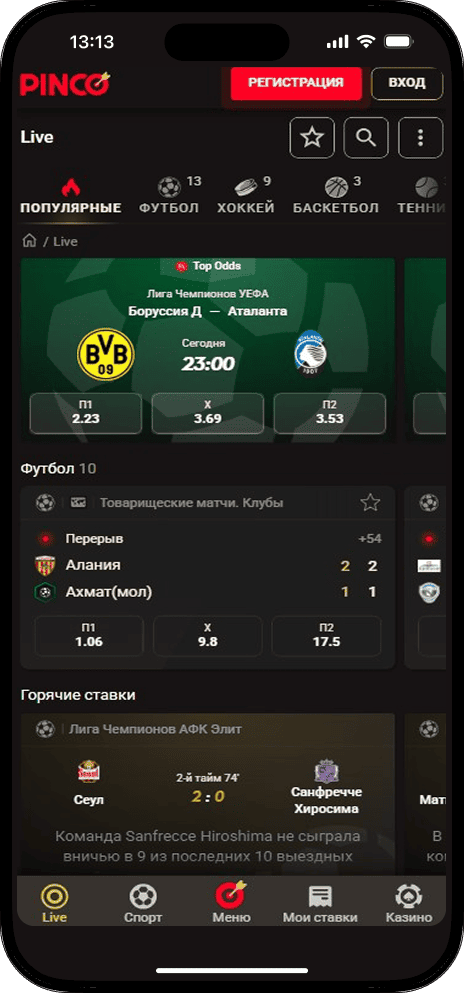 Pinco Casino Sportsbook